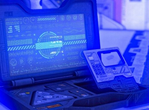 STELLAR II SCI-FI LAPTOP at AggressiveKitty