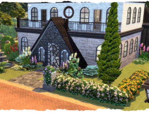 Stone Villa by Chalipo at All 4 Sims