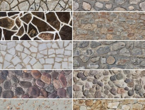 Stone wall set at Simspiration Builds