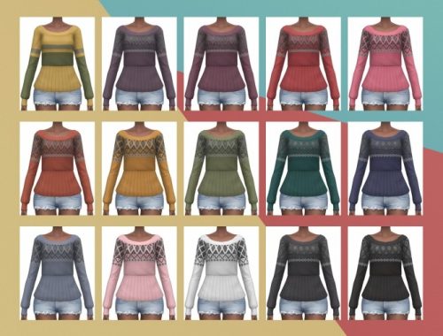 Stones Throw Greenhouse Sweater Design S3 Conversion at Busted Pixels