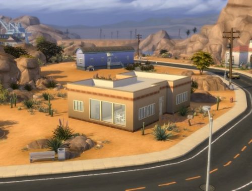Stoney Desert Home by halfasianbanana at Mod The Sims