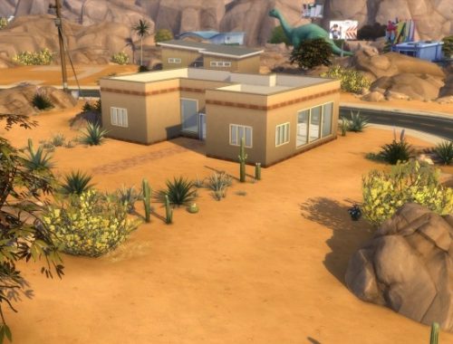 Stoney Desert Home by halfasianbanana at Mod The Sims