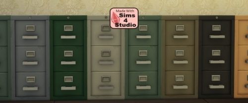 Storable File Cabinets by aldavor at Mod The Sims