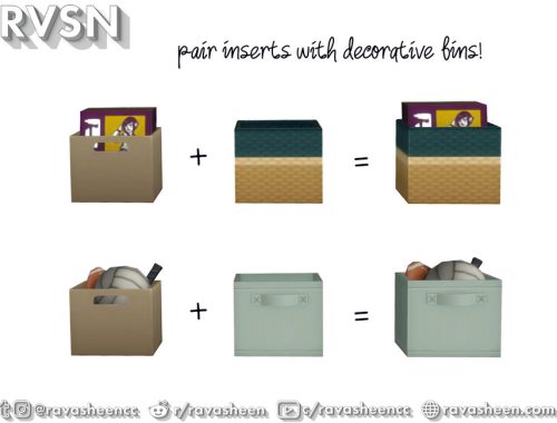 Storage Squared Cubby Inserts