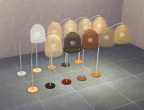 Storsele chair, Nomad table & Alisha lamp recolors at Riekus13