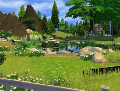 Storskogsetra (The large forest shieling) at KyriaT’s Sims 4 World
