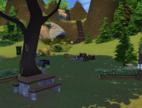 Storskogsetra (The large forest shieling) at KyriaT’s Sims 4 World