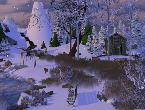 Storskogsetra (The large forest shieling) at KyriaT’s Sims 4 World