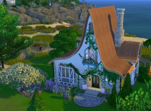 Storybook Cottage by joiedesims at Mod The Sims