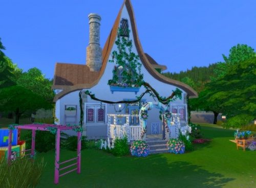 Storybook Cottage by joiedesims at Mod The Sims