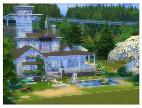 Strandgut house by Oldbox at All 4 Sims