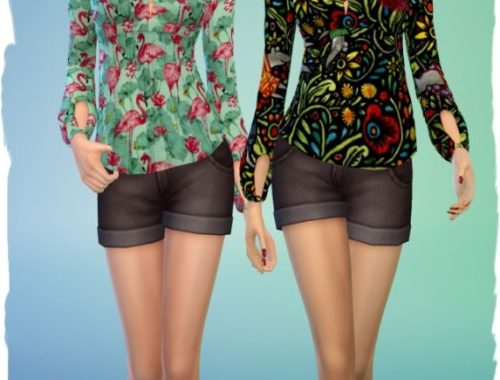 Stranger top by Chalipo at All 4 Sims