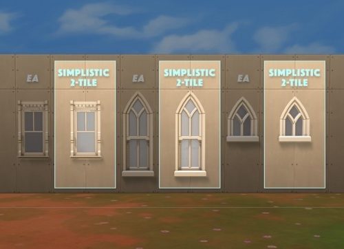 Strangerville Centered Windows Set at SimPlistic