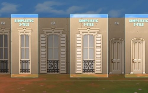 Strangerville Centered Windows Set at SimPlistic