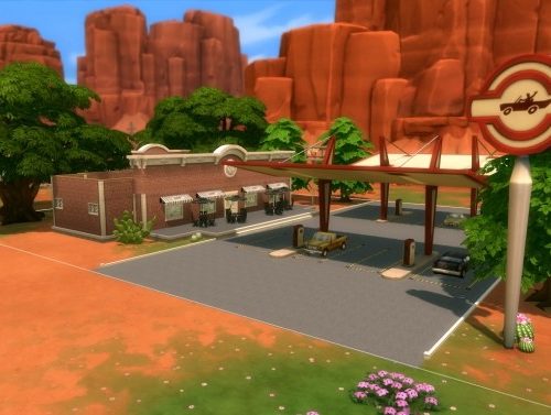 Strangerville renew #12 Gas station by iSandor at Mod The Sims