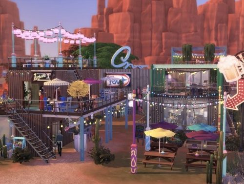 StrangerVille Shipping Container Food Market at GravySims