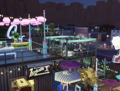 StrangerVille Shipping Container Food Market at GravySims