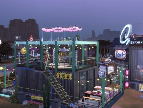 StrangerVille Shipping Container Food Market at GravySims