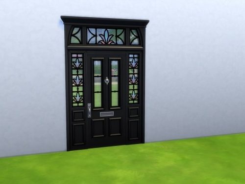 Strangerville Windows/Doors Pitch Black Edition by DreadfulSims at Mod The Sims