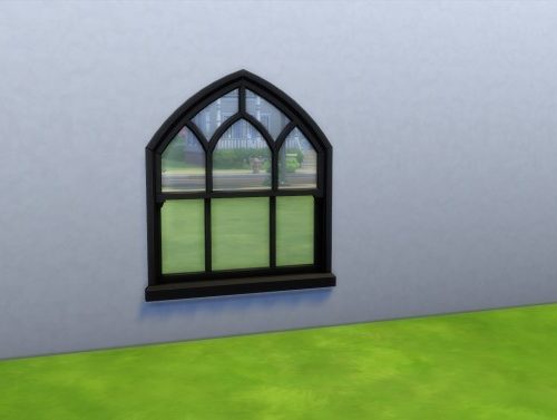 Strangerville Windows/Doors Pitch Black Edition by DreadfulSims at Mod The Sims