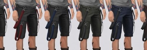 Strap Cargo Shorts at Darte77