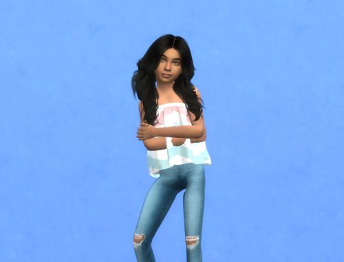 Strapless Child Top V1 (Mesh Needed)