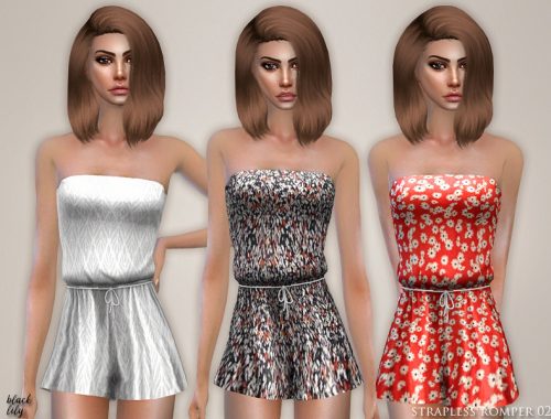 Strapless Romper 02
