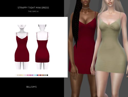 Strappy Tight Mini Dress