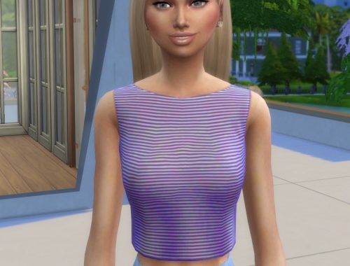 Striped Crop Top - Perfect Patio needed