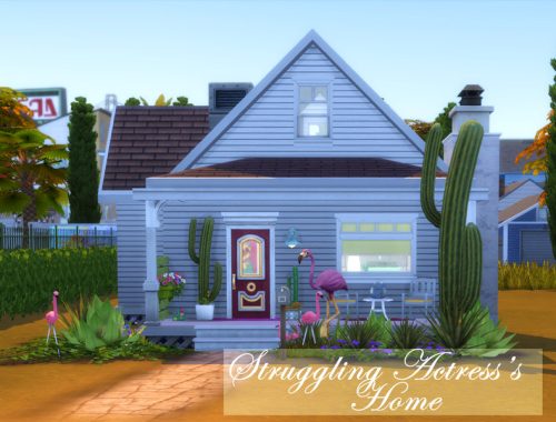 Struggling Actress's Home