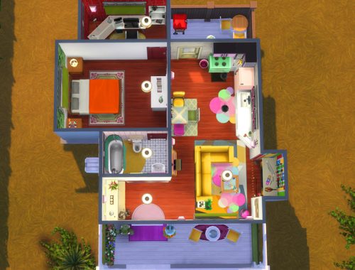 Struggling Actress's Home
