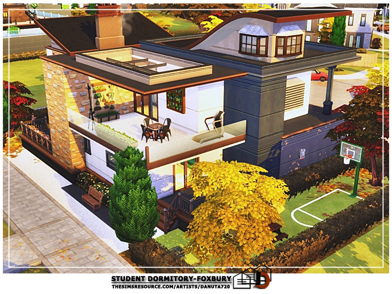 Student dormitory-Foxbury - The Sims 4 Catalog