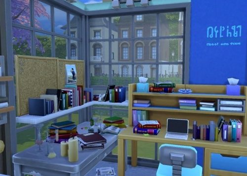 Student mini house by Coco Simy at L’UniverSims