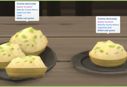 STUFFED ARTICHOKE at Ikari Sims
