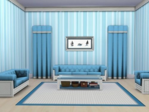 Suddenly Stripes Wallpaper by Veckah at Mod The Sims