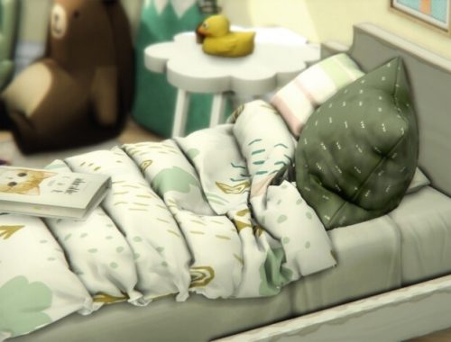 Sue Toddler’s Bedding Set at Sims4Nicole