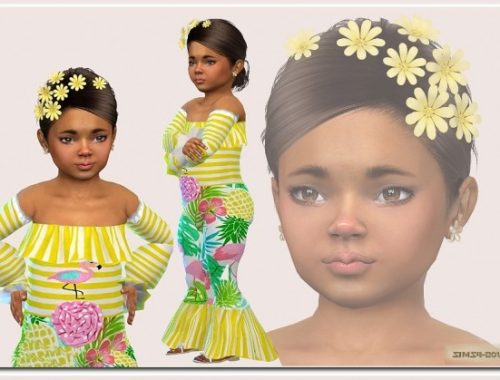 Suit for Toddler Girls TS4 at Sims4-Boutique