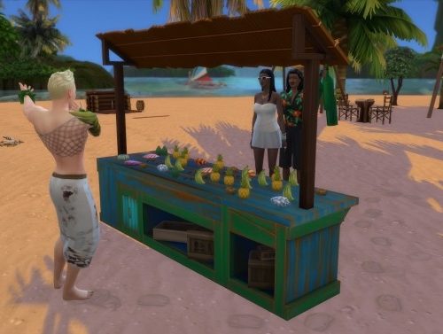 Sulani Craft Sales Table by Serinion at Mod The Sims