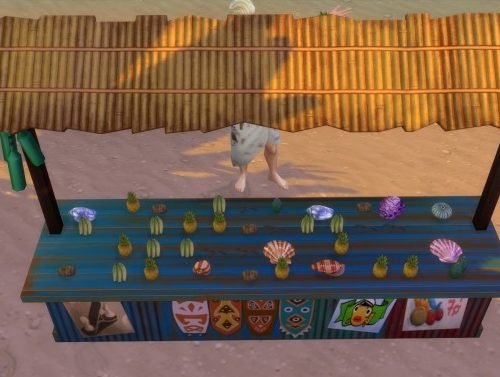 Sulani Craft Sales Table by Serinion at Mod The Sims