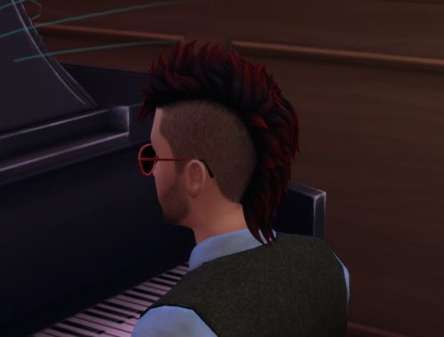 Sulani Mohawk Dip Dye Colors by IntrepidVector at Mod The Sims