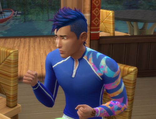 Sulani Mohawk Dip Dye Colors by IntrepidVector at Mod The Sims