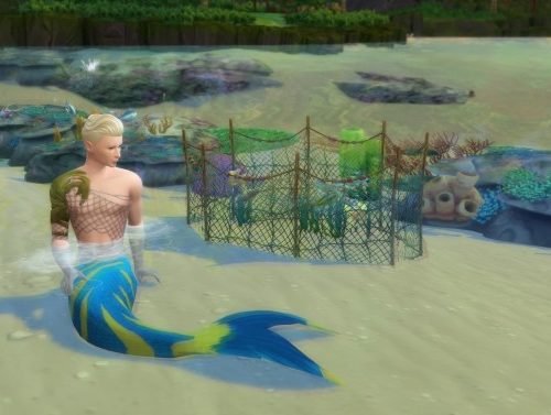 Sulani ocean fishing net by Serinion at Mod The Sims