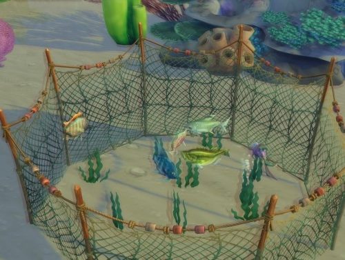 Sulani ocean fishing net by Serinion at Mod The Sims