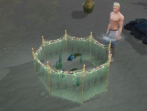Sulani ocean fishing net by Serinion at Mod The Sims