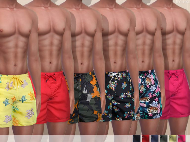 Sulani Swimming Shorts - The Sims 4 Catalog