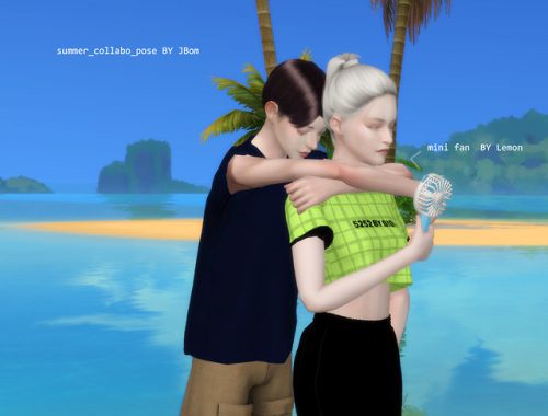 Summer Collabo set at Lemon Sims 4