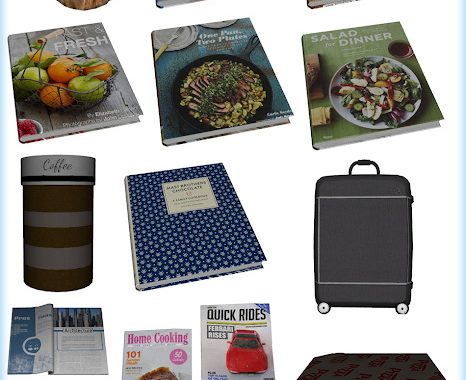 Summer Day set Clutter 8 Items at Jenni Sims