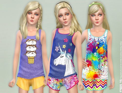 Summer Print Top & Shorts 03