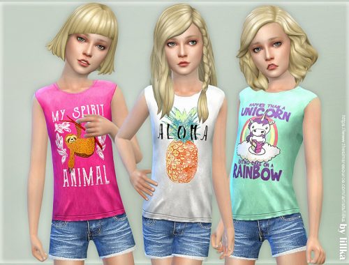 Summer Print Top & Shorts 07