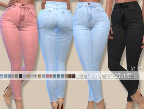 Sunday High Waisted Denim Jeans